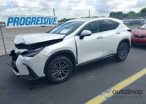 2025 Lexus Nx 250 Premium из США, поврежденный, VIN 2T2GDCAZ7SC021711